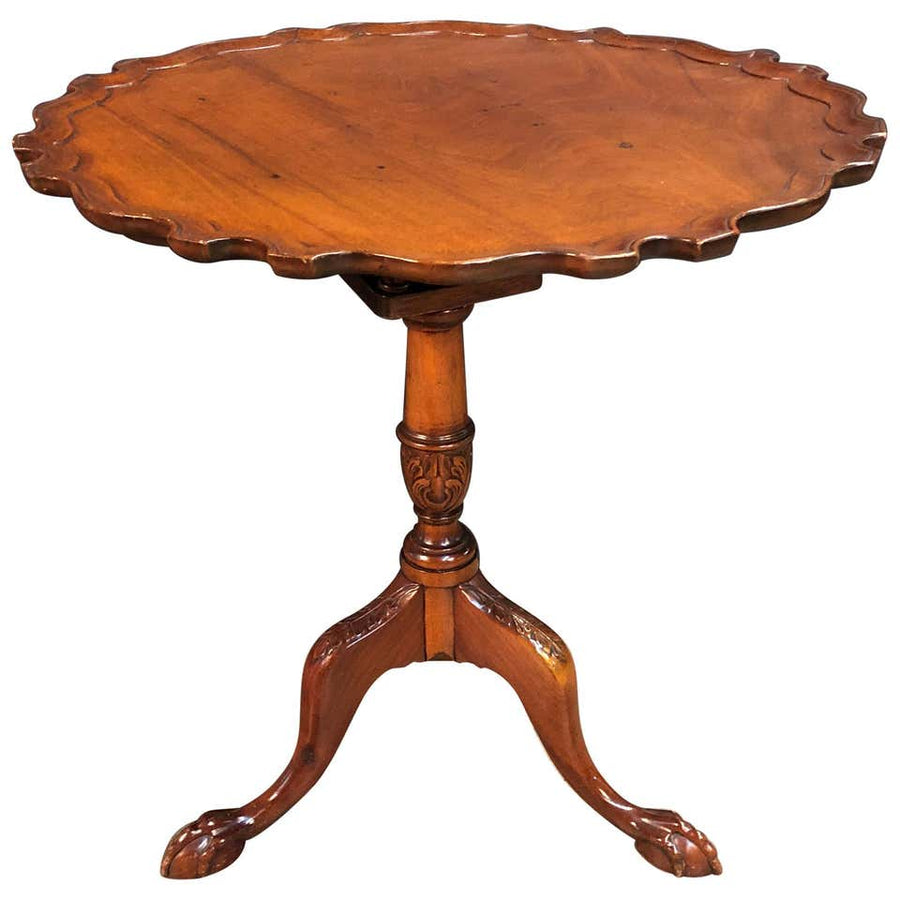 George II Mahogany Pie Crust Table