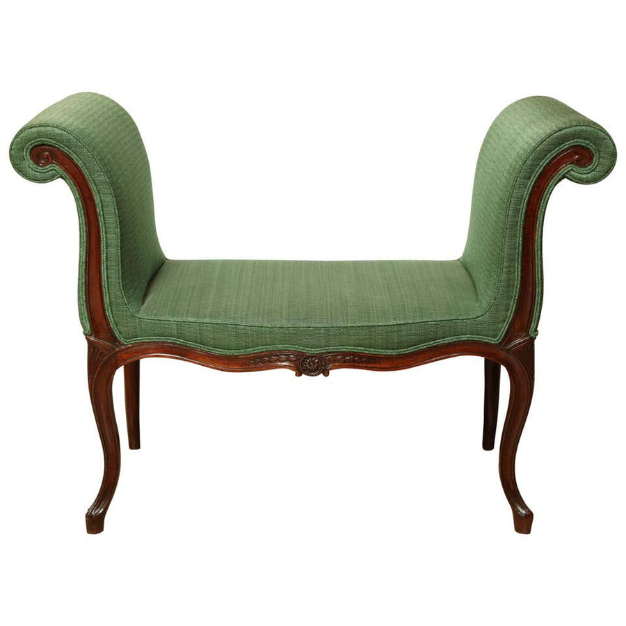 George III Mahogany Window Bench