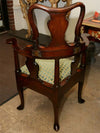 Fine and Rare Queen Ann Corner Barber Chair