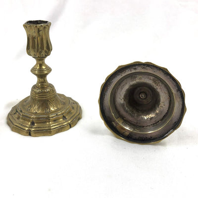 Pair of Early French Candlesticks