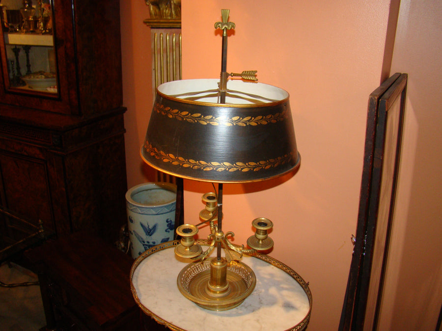 Louis XVI Boullouitte Lamp, 19th c.