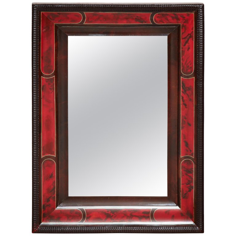 Faux Tortoise Shell Mirror