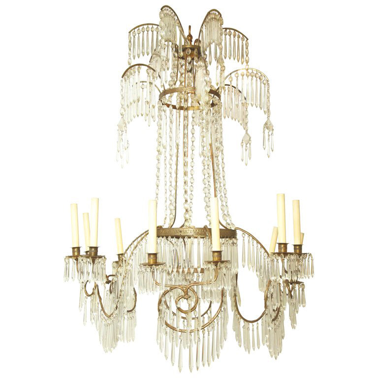 Swedish Neoclassic Chandelier