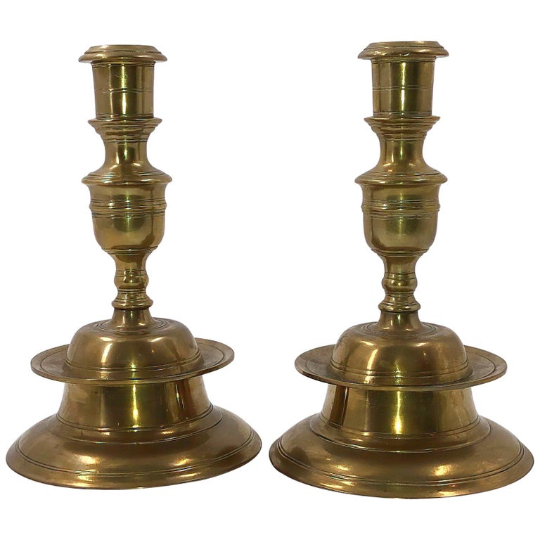Pair of Capstan Candlesticks