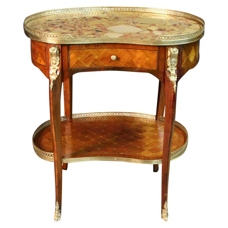 Louis XV Shaped Side Table - georgenantiques Louis XV Shaped Side Table - georgenantiques