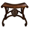 Chippendale Style Saddle Seat Stool
