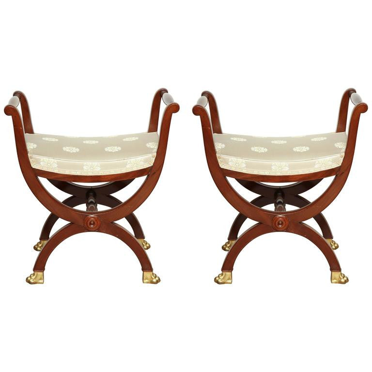 Pair of Directoire Benches