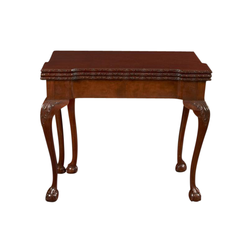 A Rare George II Mahogany Triple Top Games Table