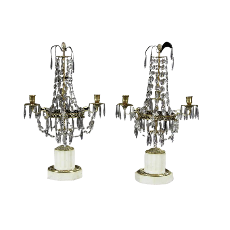 Pair of Baltic Neo Classic Girandoles