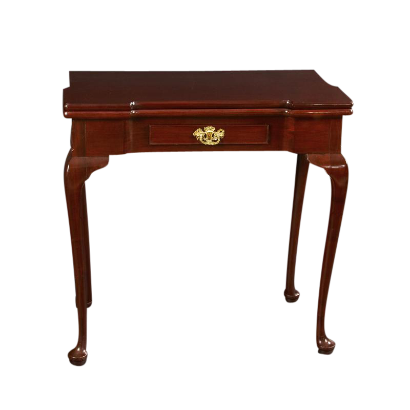 Queen Ann Mahogany Card Table