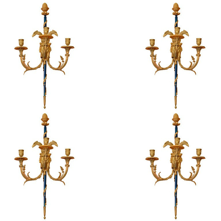 Set of Four Louis XVI Sconces
