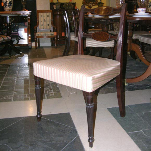 Set of 8 Regency Mahogany Dining Chairs
