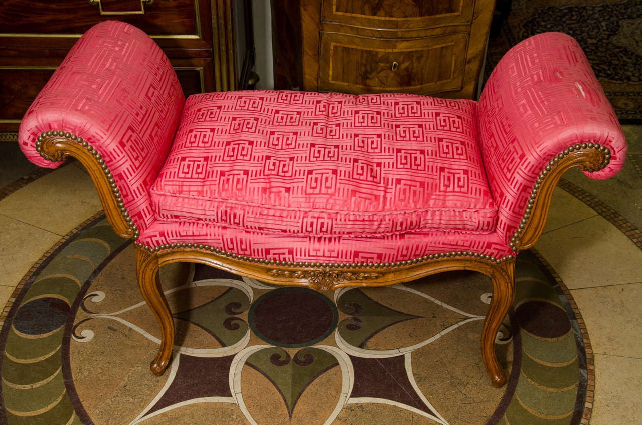 French Hepplewhite Window Bench