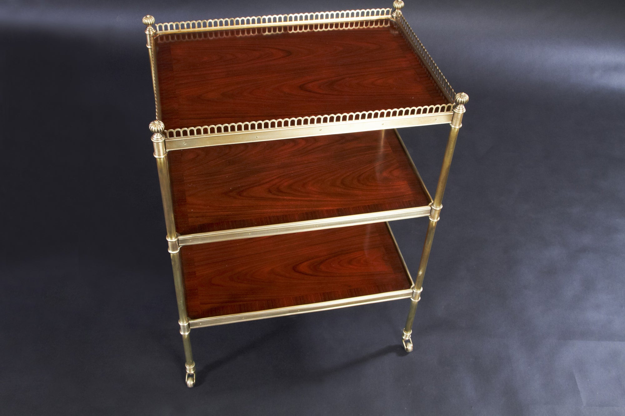 Regency Style Three Tier Low Etageres