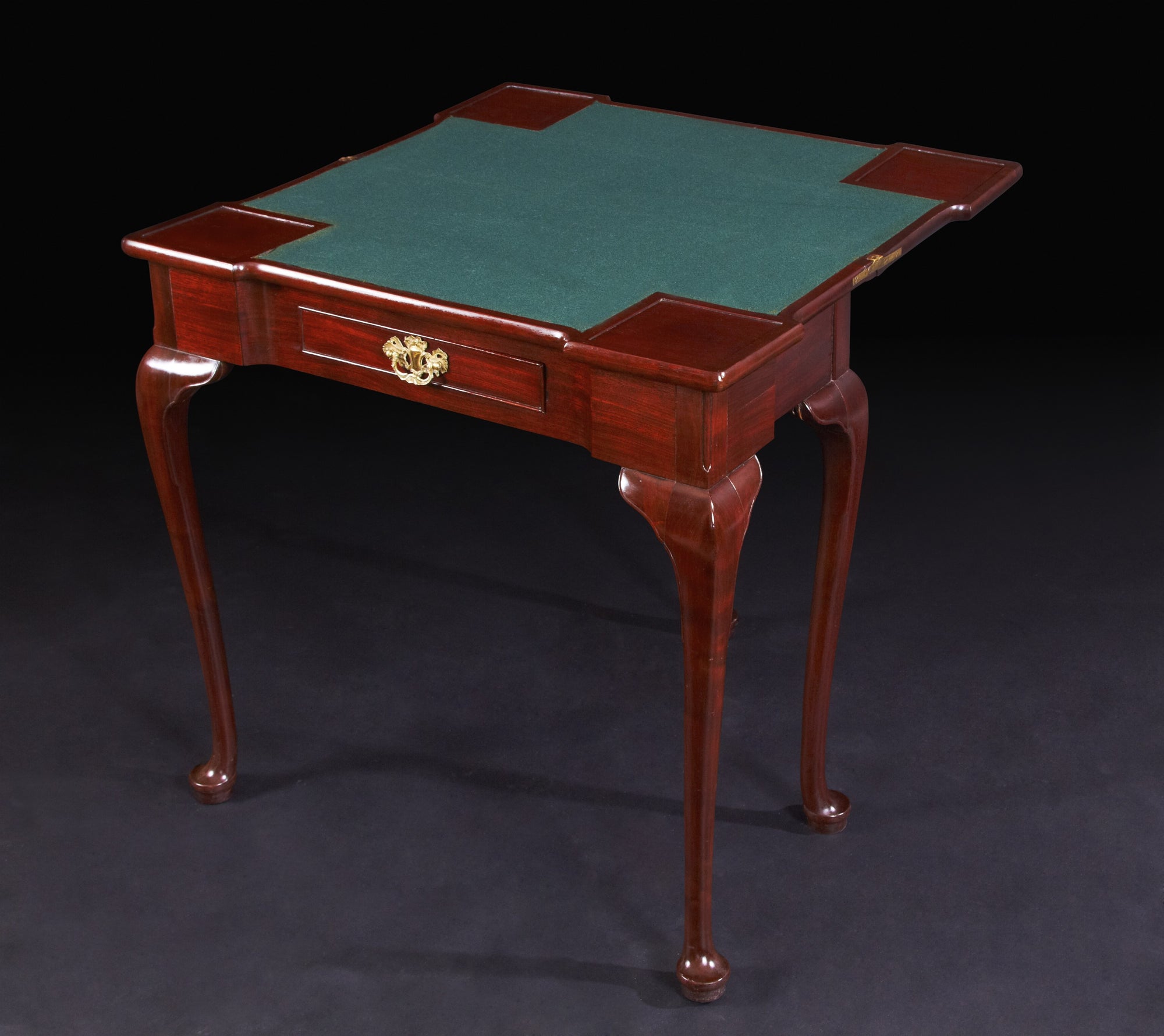 Queen Ann Mahogany Card Table Queen Ann Mahogany Card Table