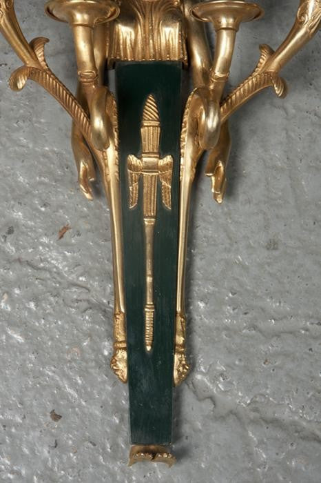 Pair of Empire Four-Light Sconces