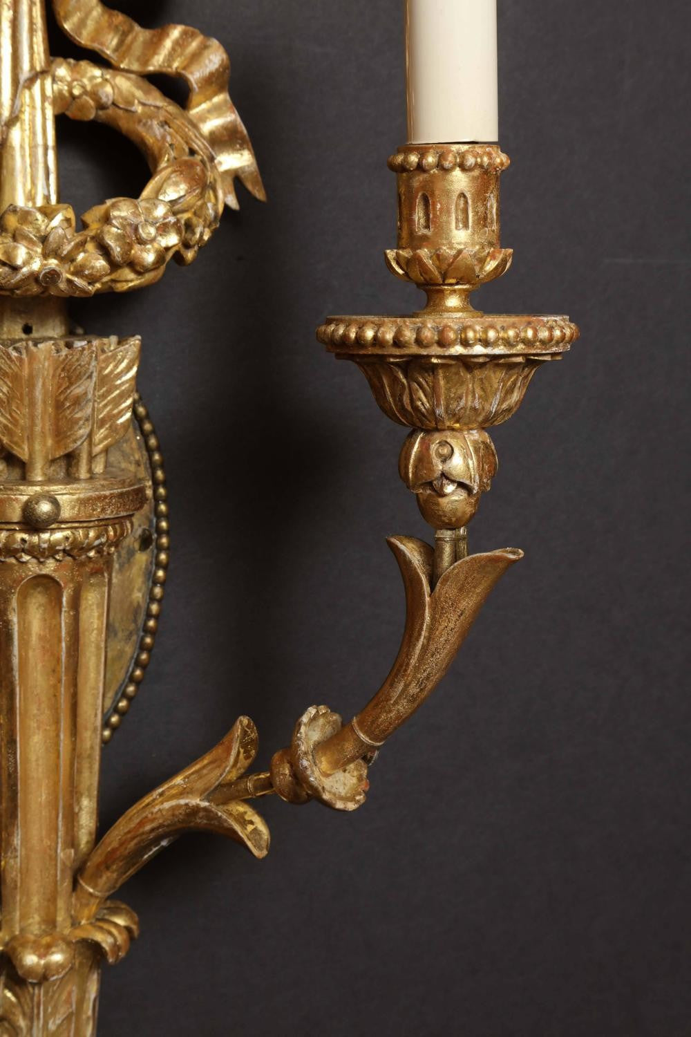 Fine Carved Giltwood Sconces