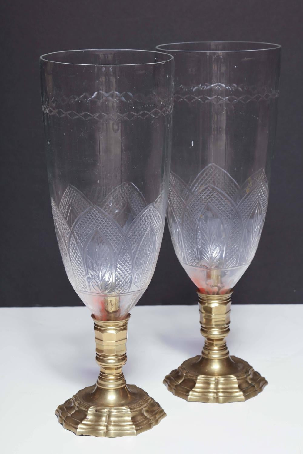 Pair of French Bronze Photophores