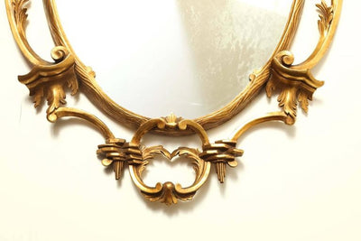 Pair of Carved Gilt Mirrors