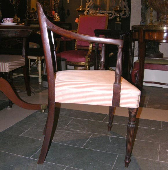 Set of 8 Regency Mahogany Dining Chairs
