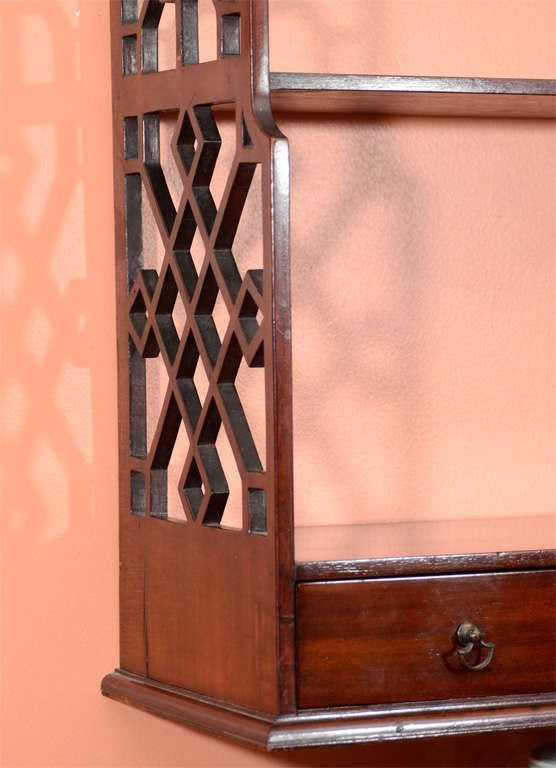 Pair of George III Hanging Shelves