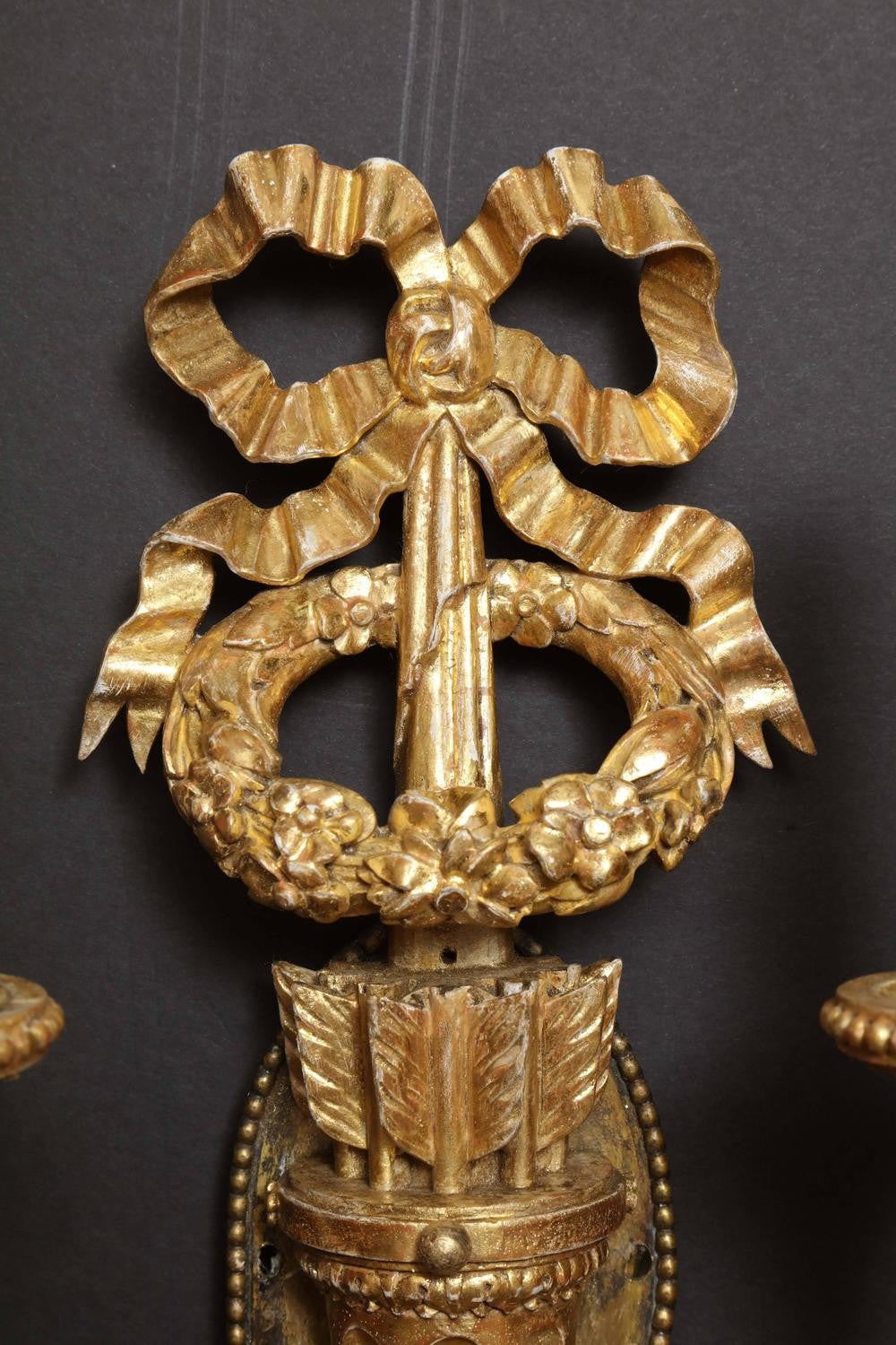 Fine Carved Giltwood Sconces