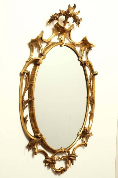 Pair of Carved Gilt Mirrors