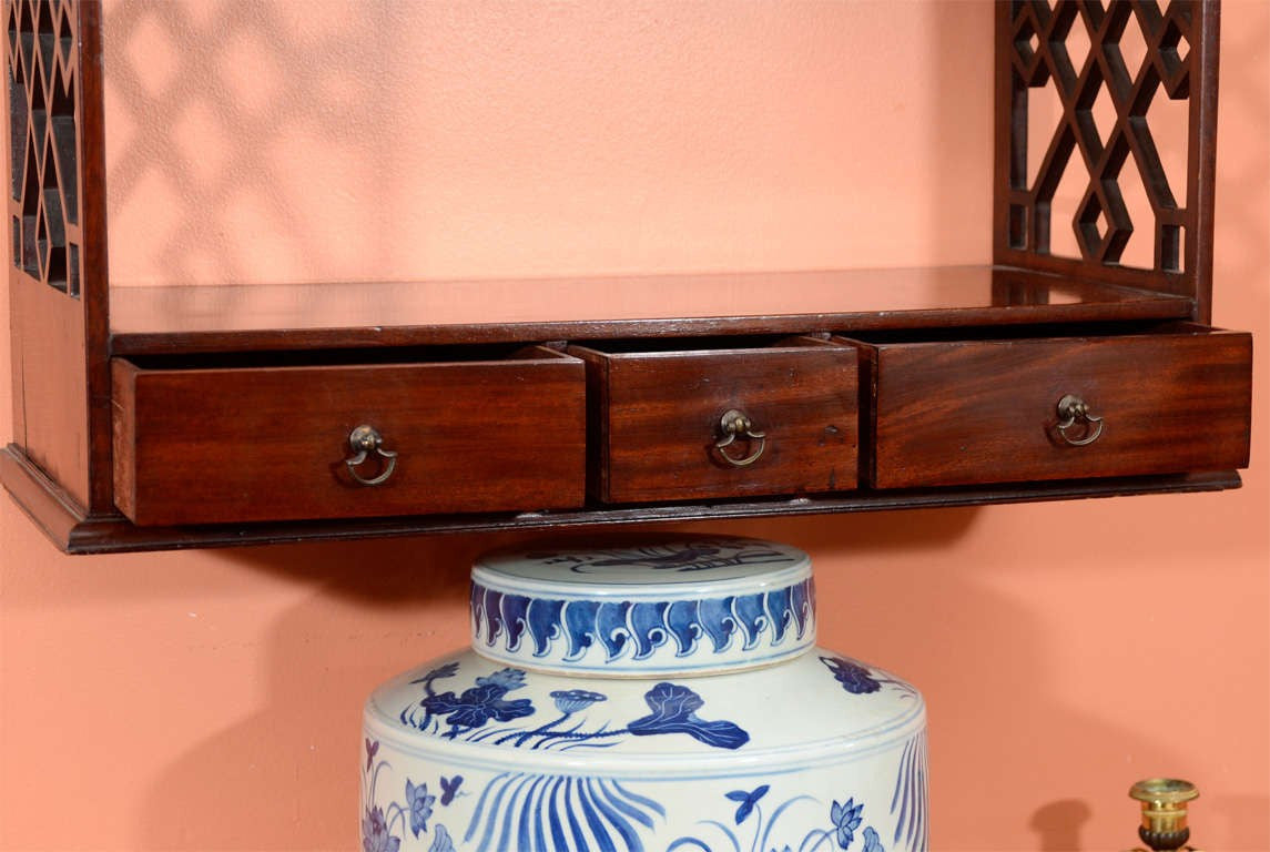 Pair of George III Hanging Shelves