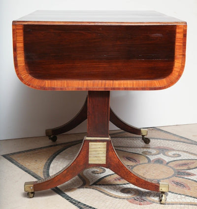 Regency Brass Mounted Sofa Table by John McLean
