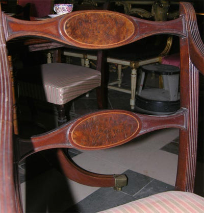 Set of 8 Regency Mahogany Dining Chairs
