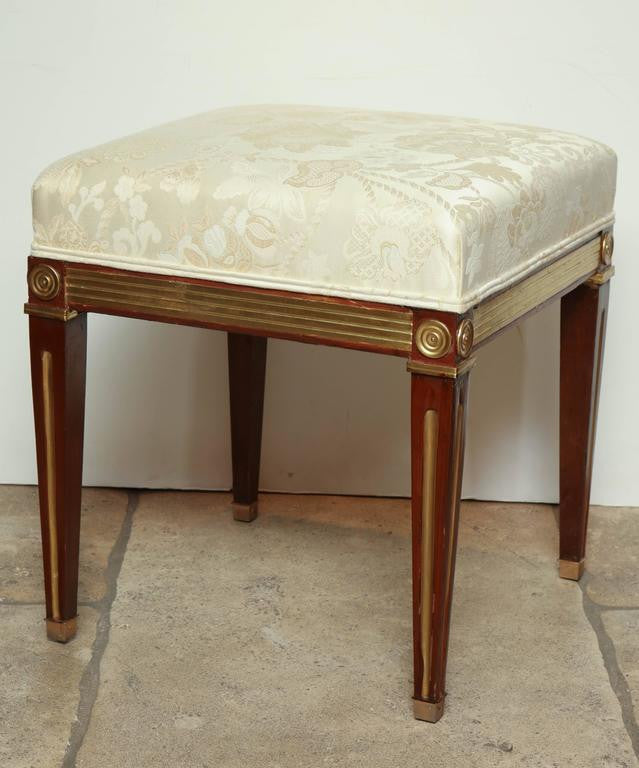 Pair of Russian Neoclassic Stools