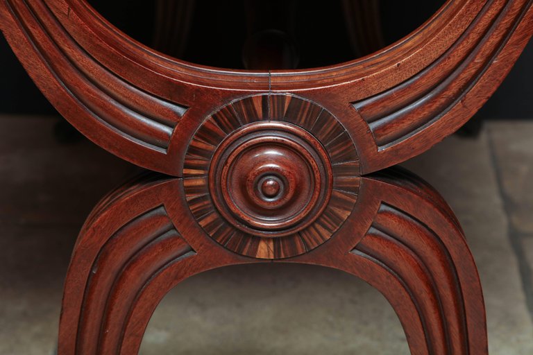 Regency Curule Form Writing Table