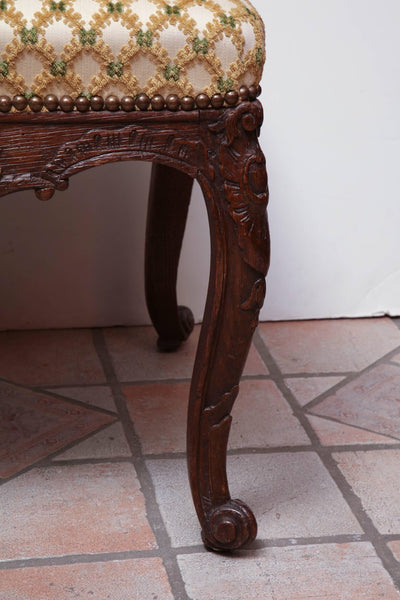 French Regence Carved Stool