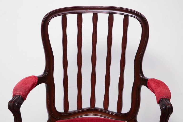 George III Carved Desk Chair