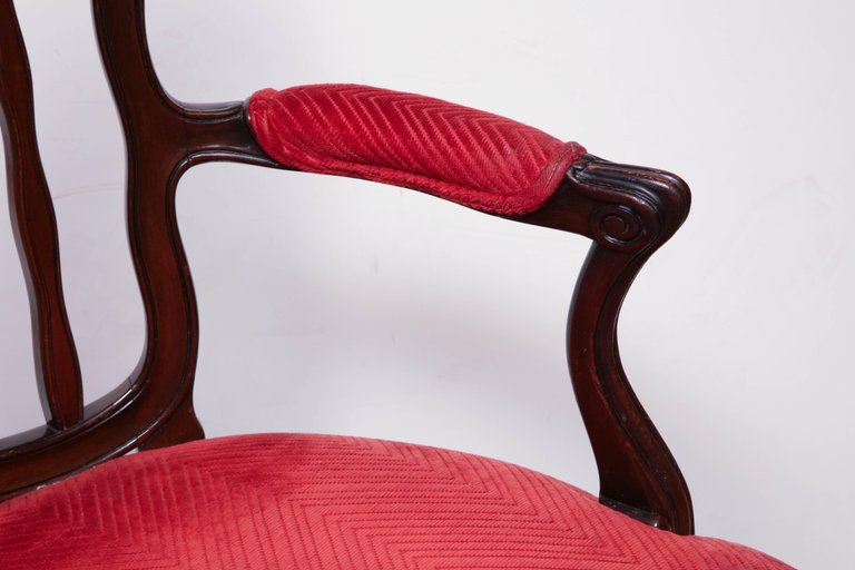 George III Carved Desk Chair