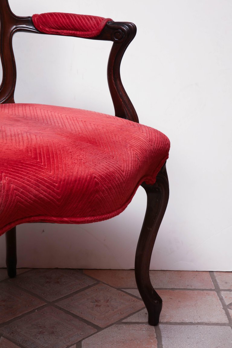 George III Carved Desk Chair