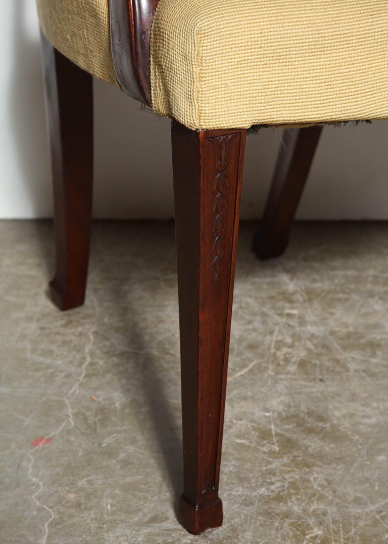 Set of 12 Hepplewhite Dining Chairs