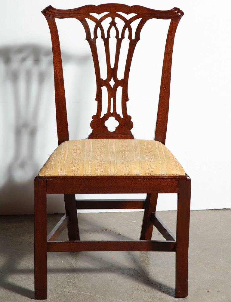 Set of 8 George III Mahogany Dining Chairs