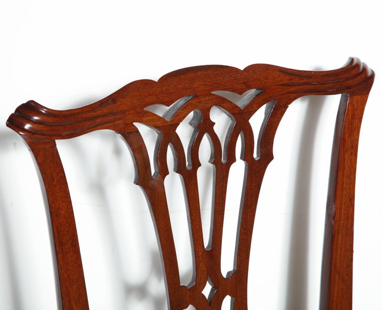 Set of 8 George III Mahogany Dining Chairs