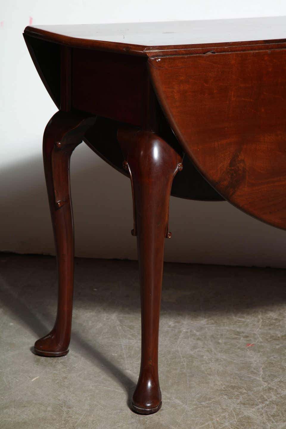 English Queen Anne Drop-Leaf Table