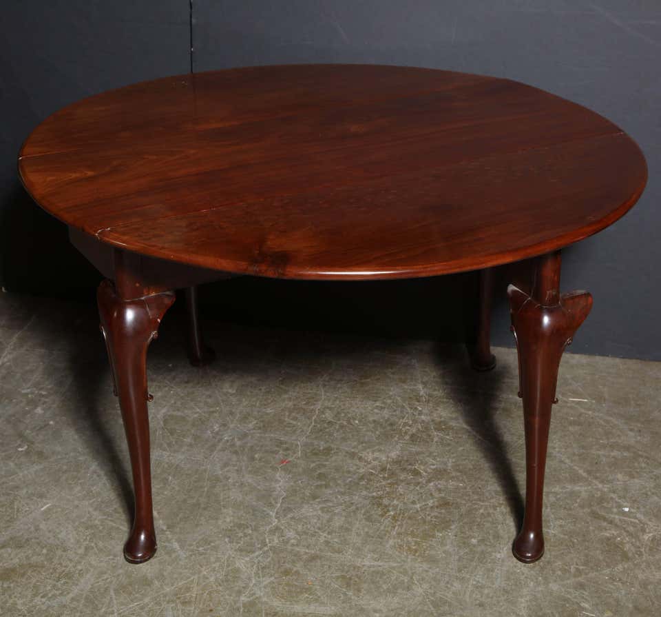 English Queen Anne Drop-Leaf Table