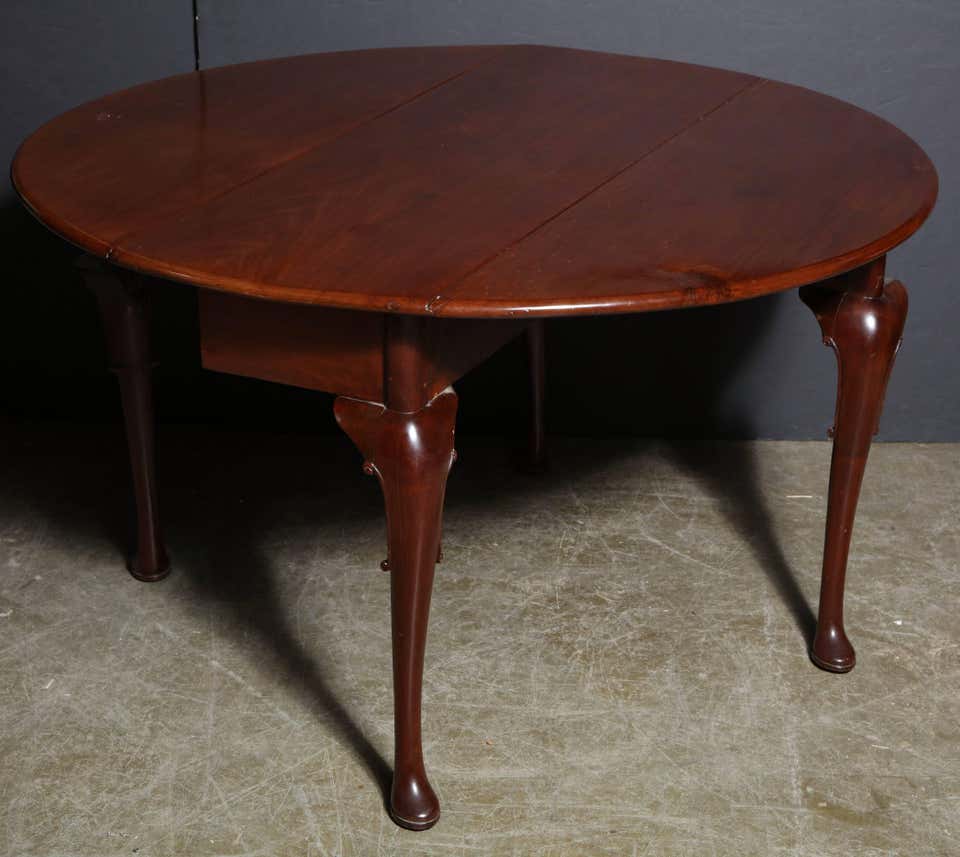 English Queen Anne Drop-Leaf Table