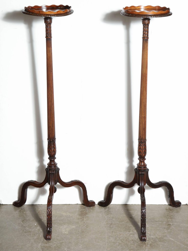 Pair of George III Torchieres