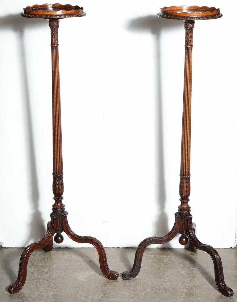 Pair of George III Torchieres
