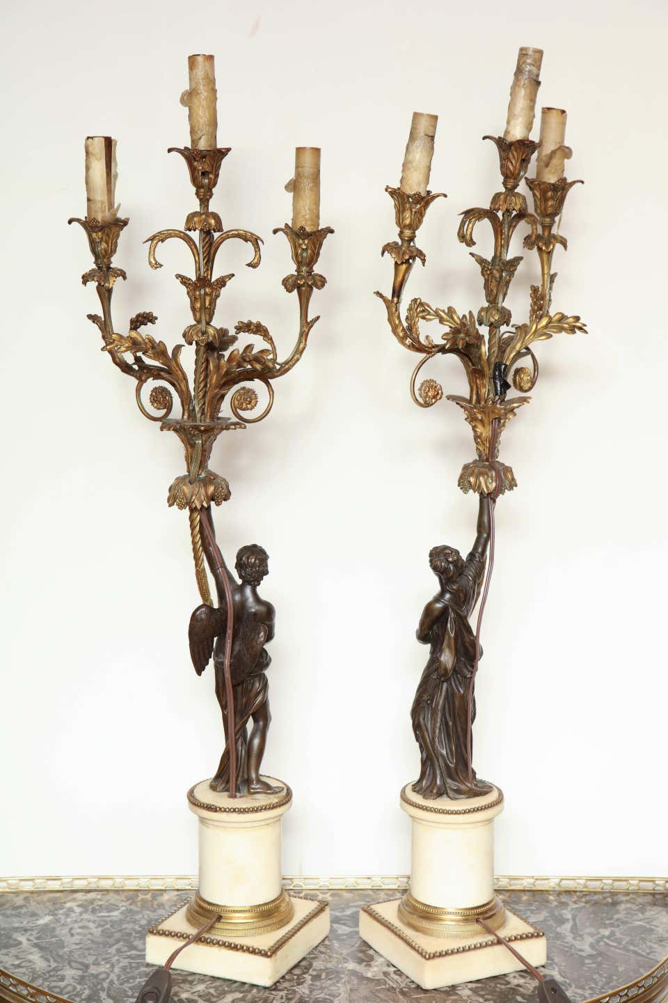 Pair of French Louis XVI Candelabra