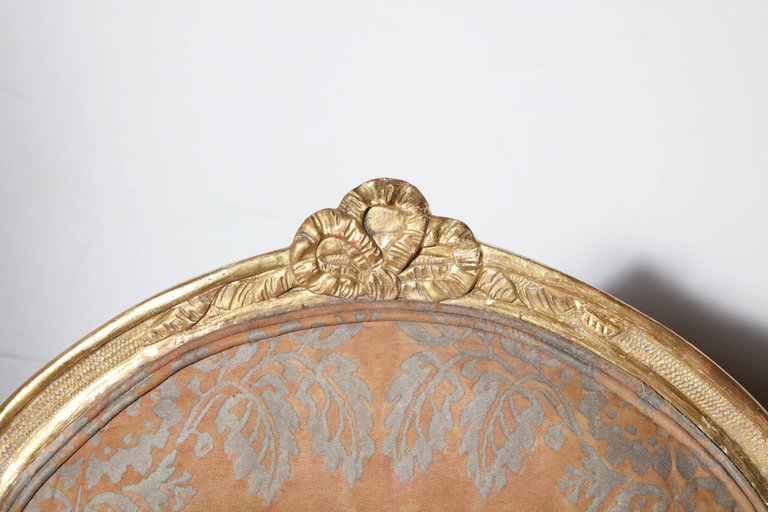 Pair of George III Giltwood Armchairs