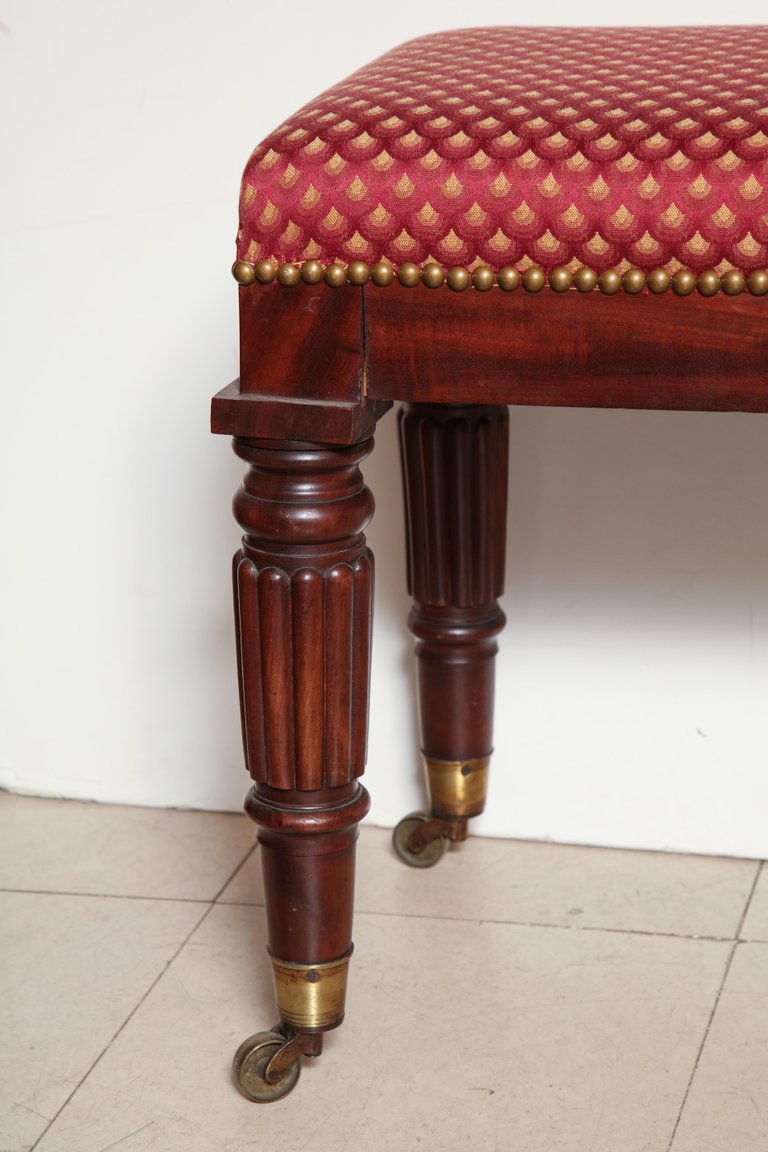 Regency Mahogany Bench