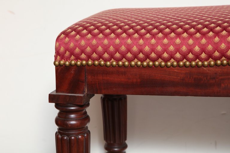 Regency Mahogany Bench