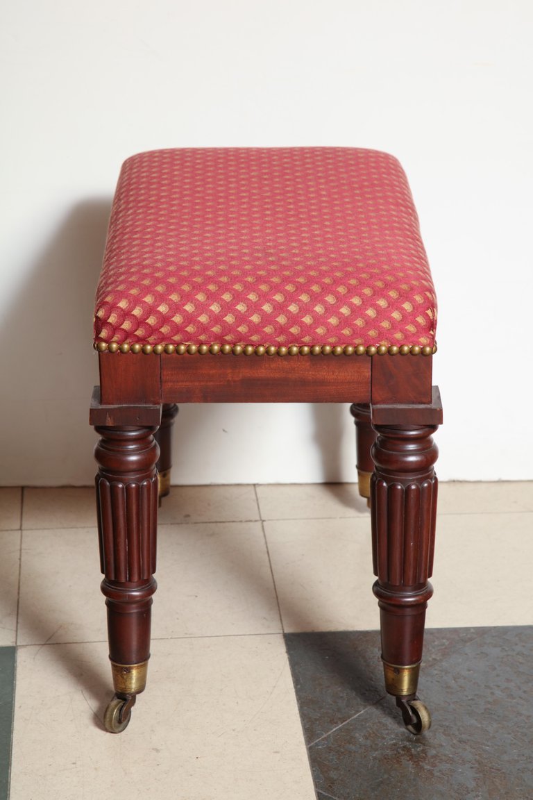 Regency Mahogany Bench