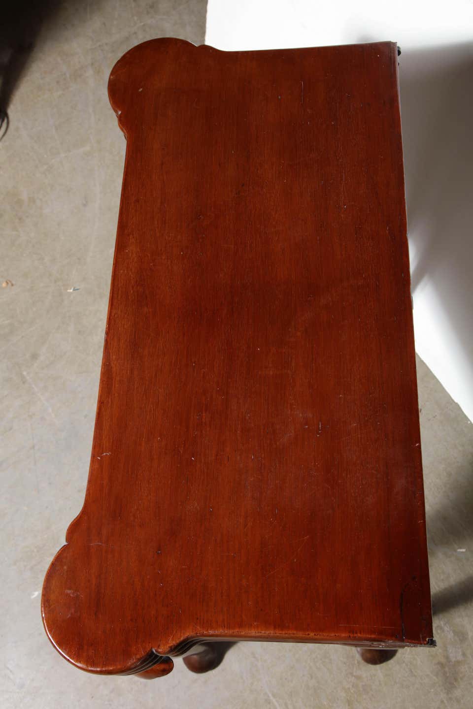 Queen Anne Mahogany Triple Top Card Table